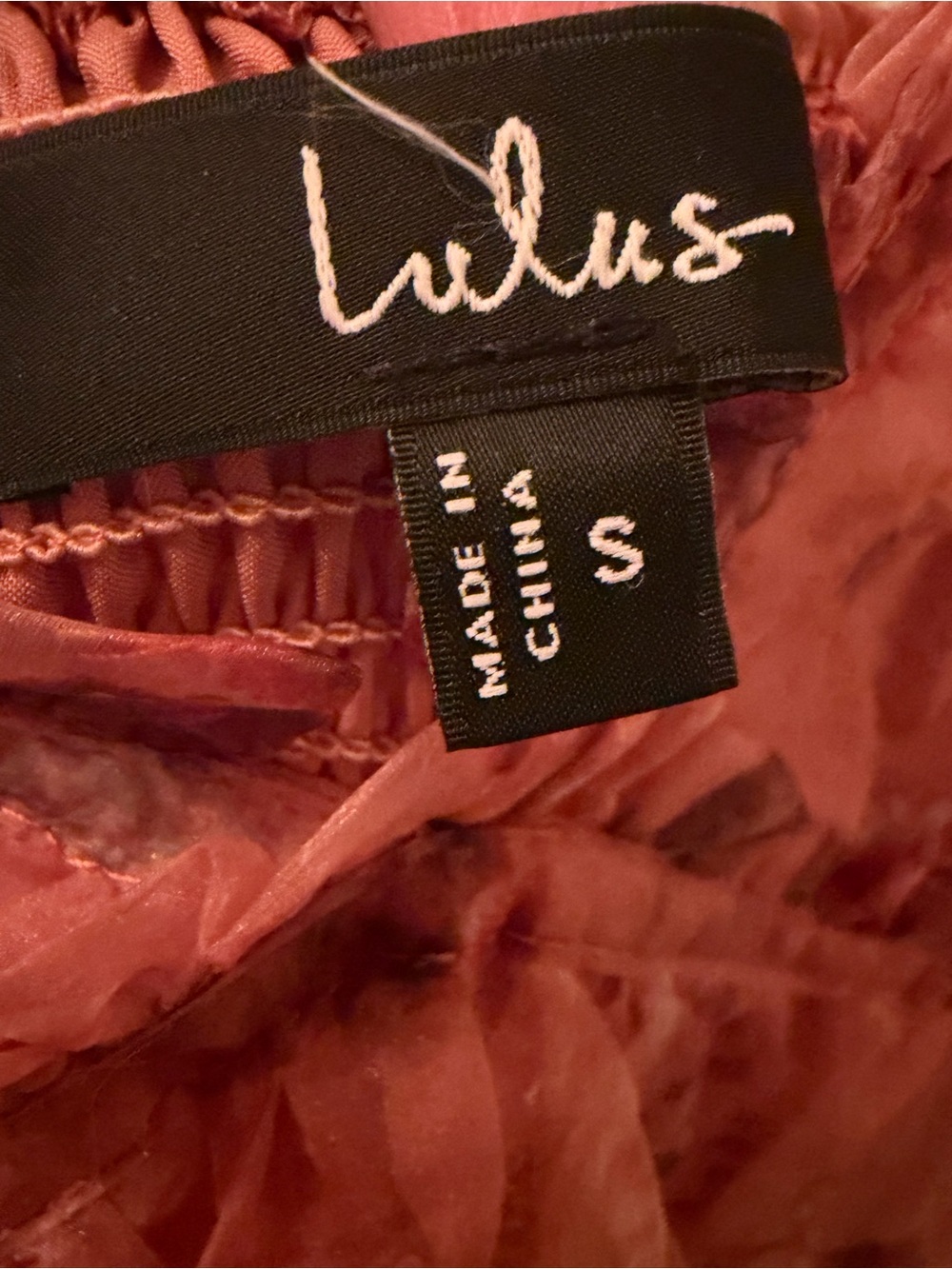 Lulu's Blush Rose Sheer Puff-Sleeve Maxi Dress - Picture 3 of 5